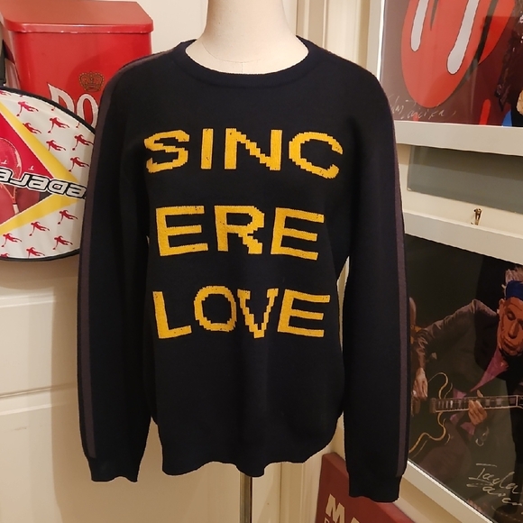 Gucci Sweaters - Gucci Black and Yellow Crewneck Sweater